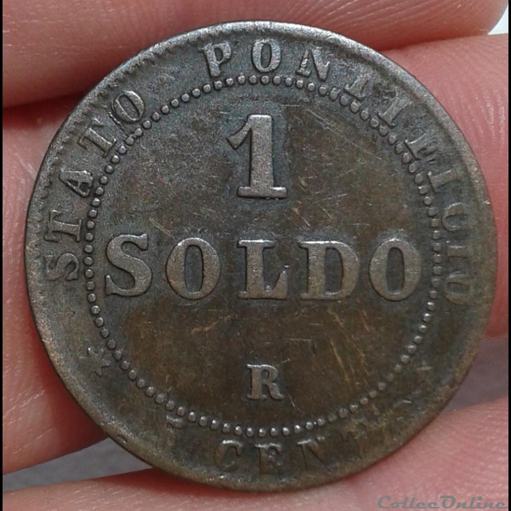 monnaies vatican 1 soldo 1867