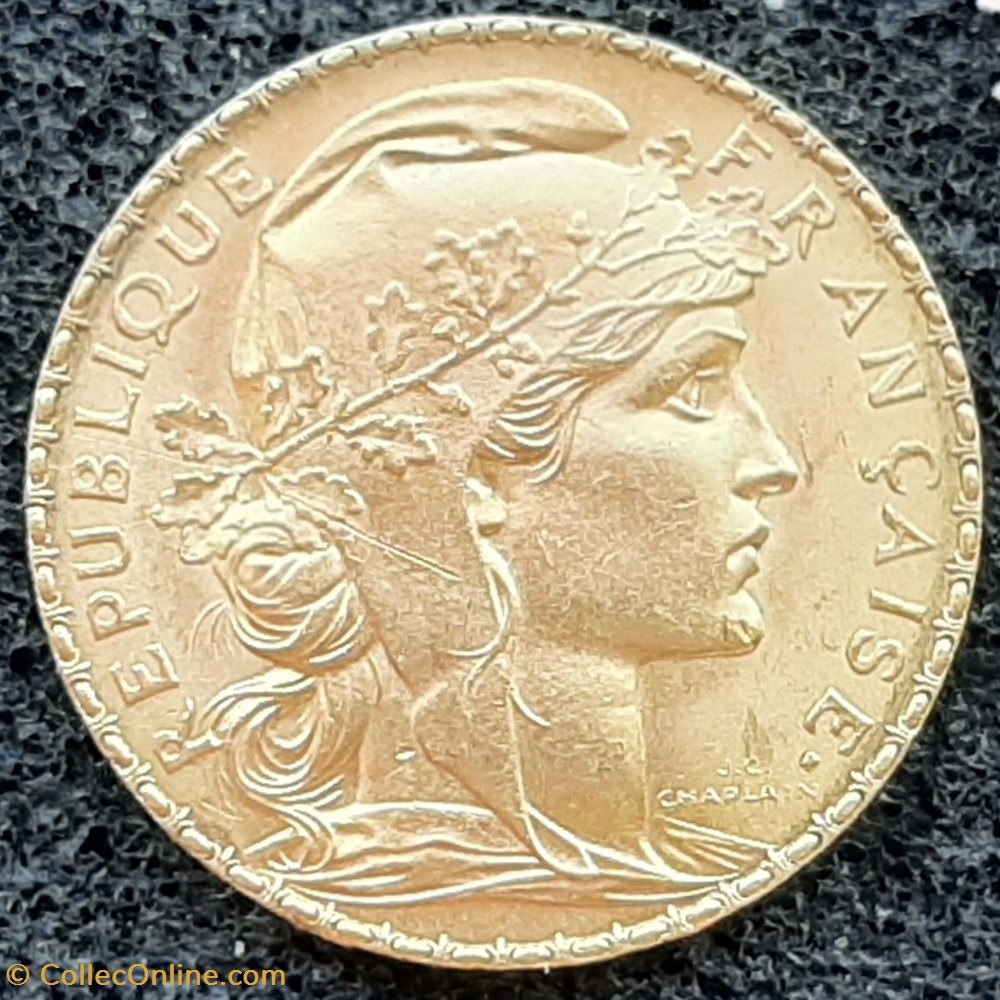 1912 - 20 francs OR monnaies france modernes 1912 20 francs or
