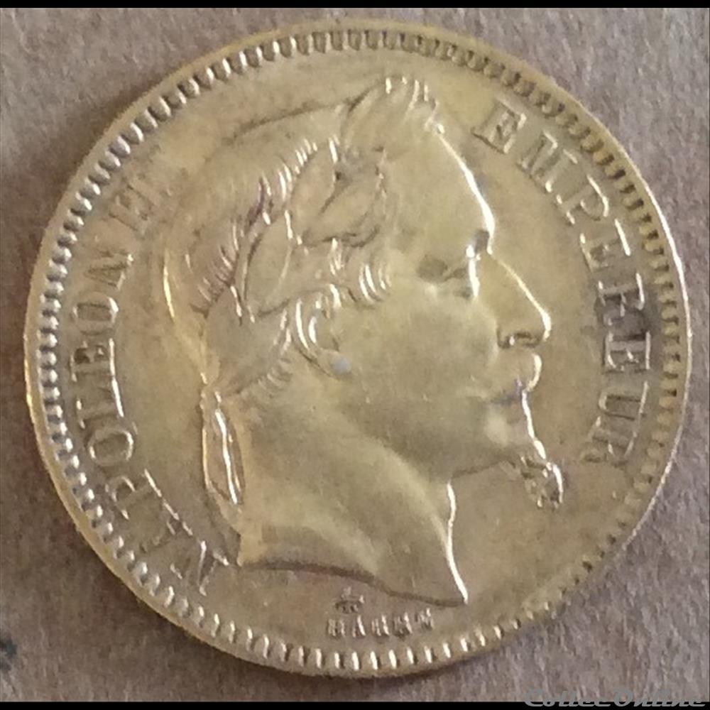 1864 A - 20 francs OR monnaies france modernes 1864 a 20 francs or