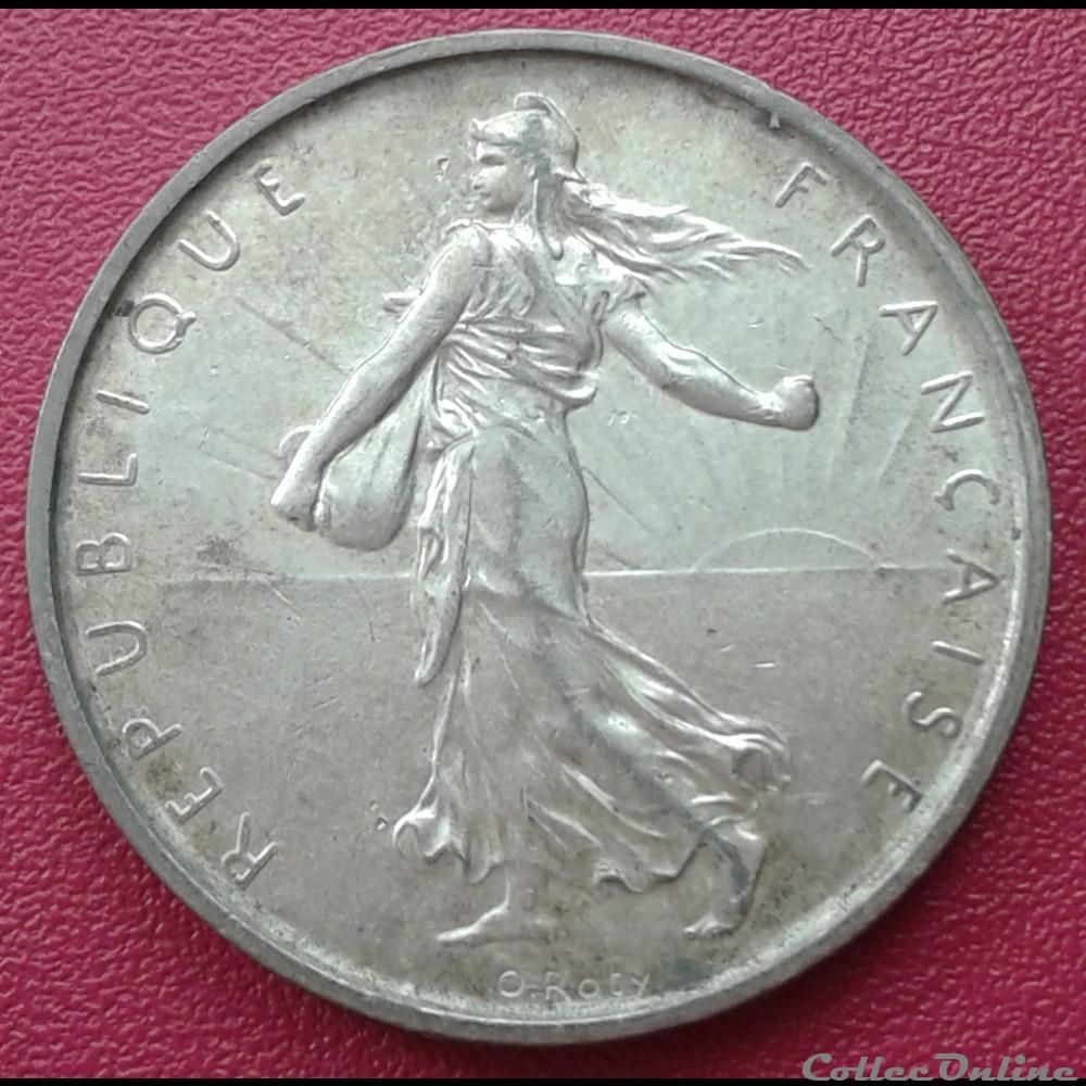 1967 - 5 Francs monnaies monde france 1967 5 francs