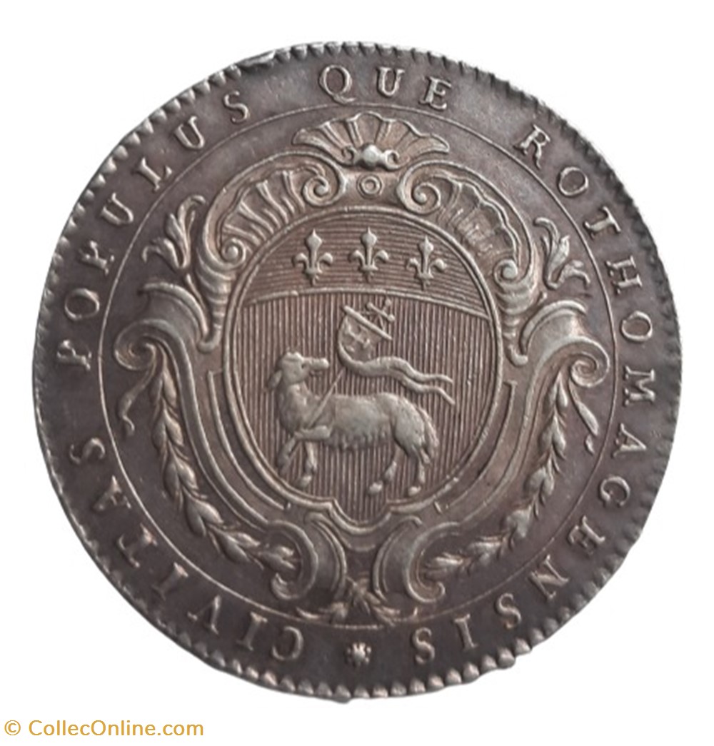 medailles france louis xv ville de rouen