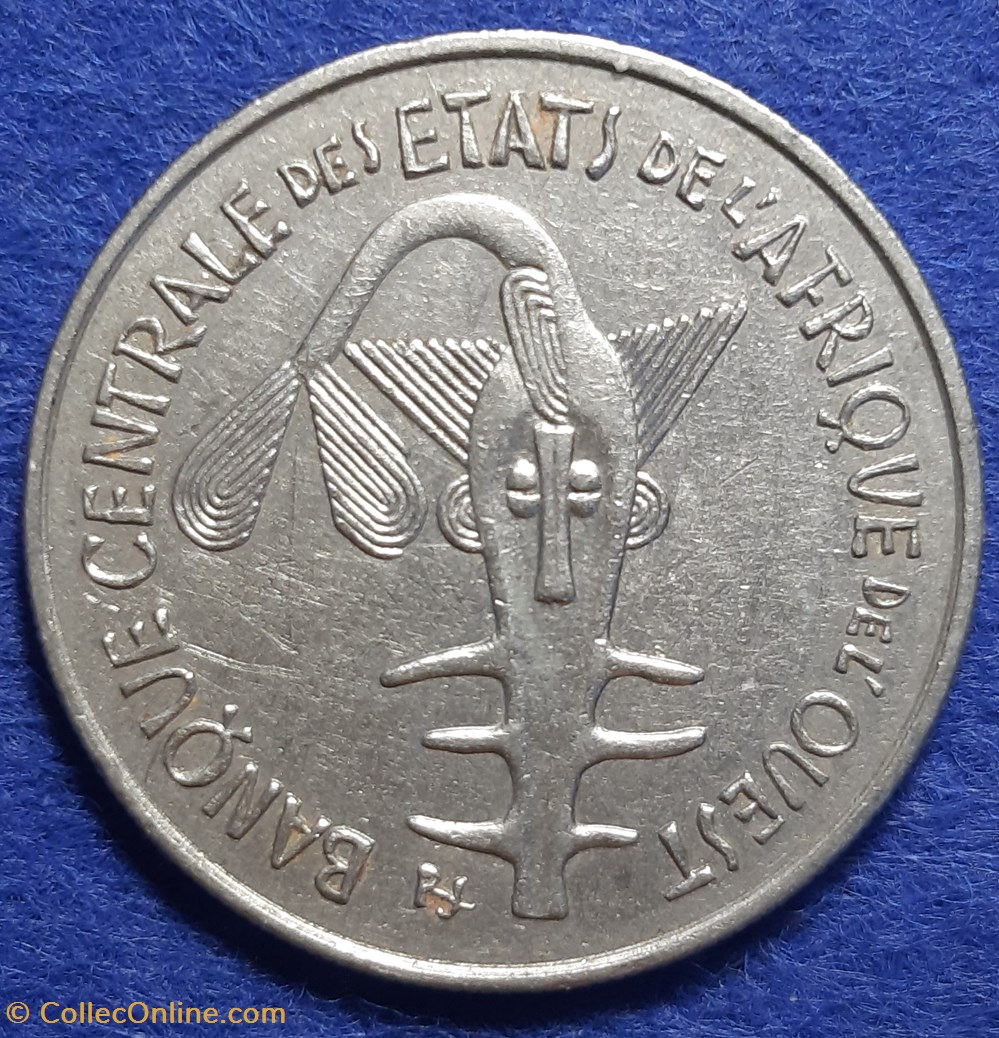 États Afrique de l'Ouest - 100 francs 1967 monnaies monde l etats afrique de ouest 100 francs 1967