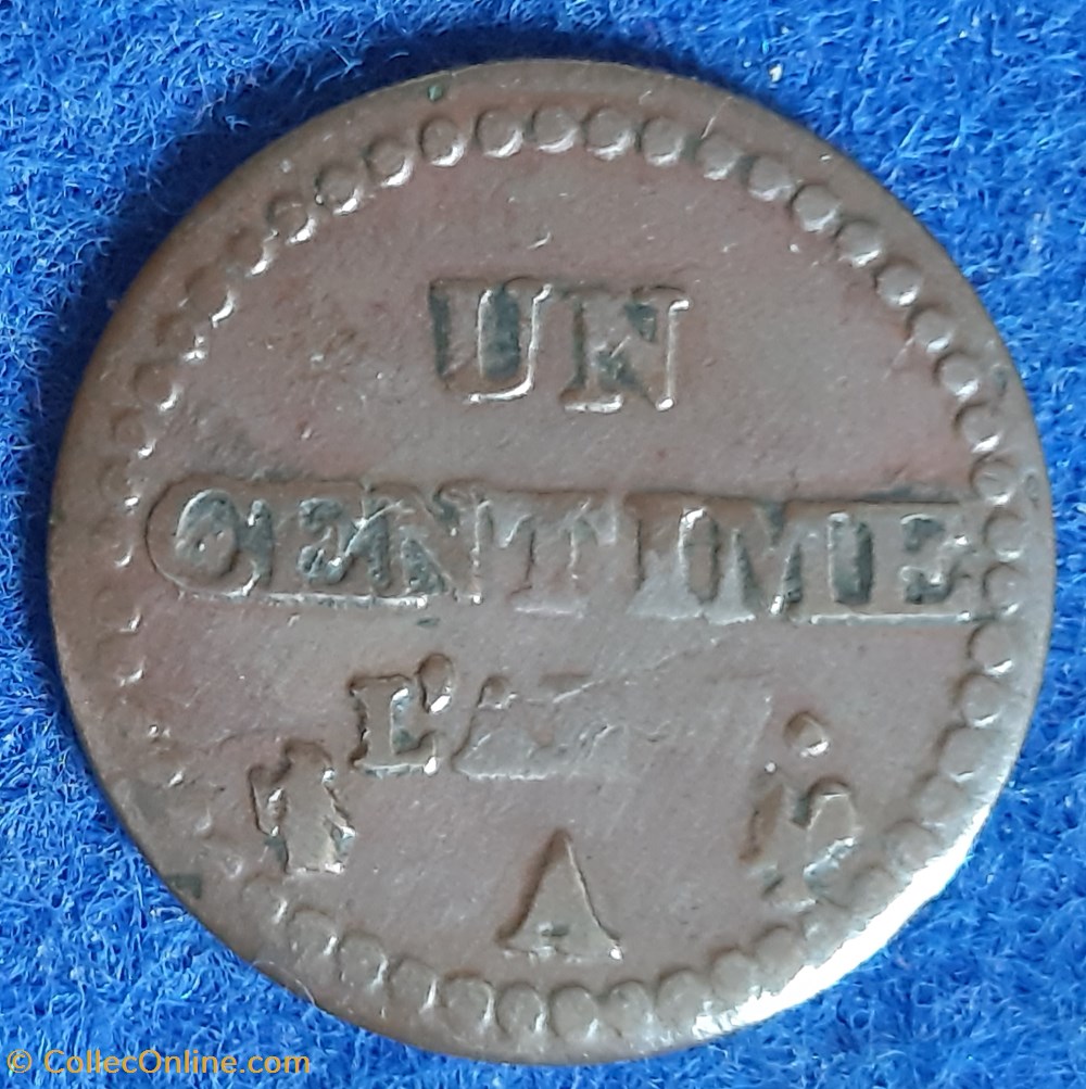 (1798-99) - 1 centime L'AN 7A monnaies monde france 1798 99 1 centime an 7a