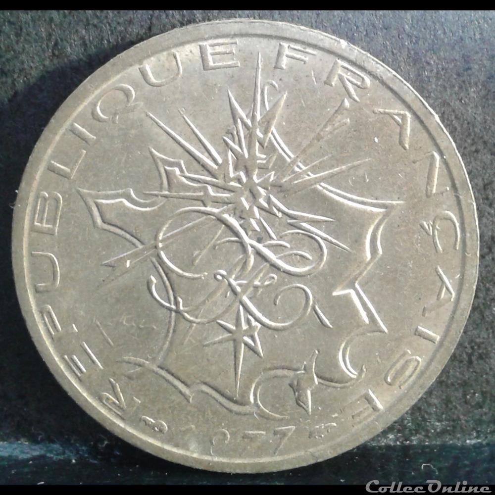 1977 - tranche B monnaie france moderne 1977 tranche b