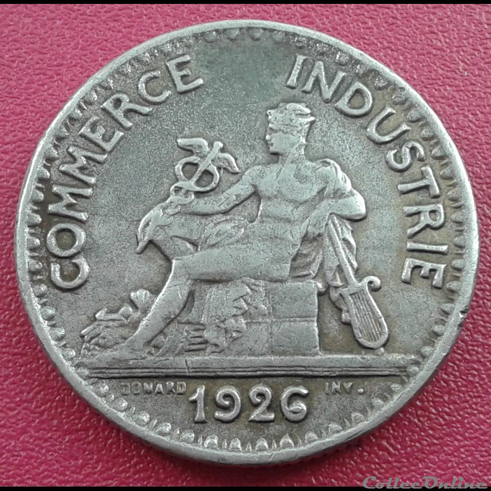 FAUSSE: 2F 1926 - DOMARD INV. monnaie france moderne fausse 2f 1926 domard inv