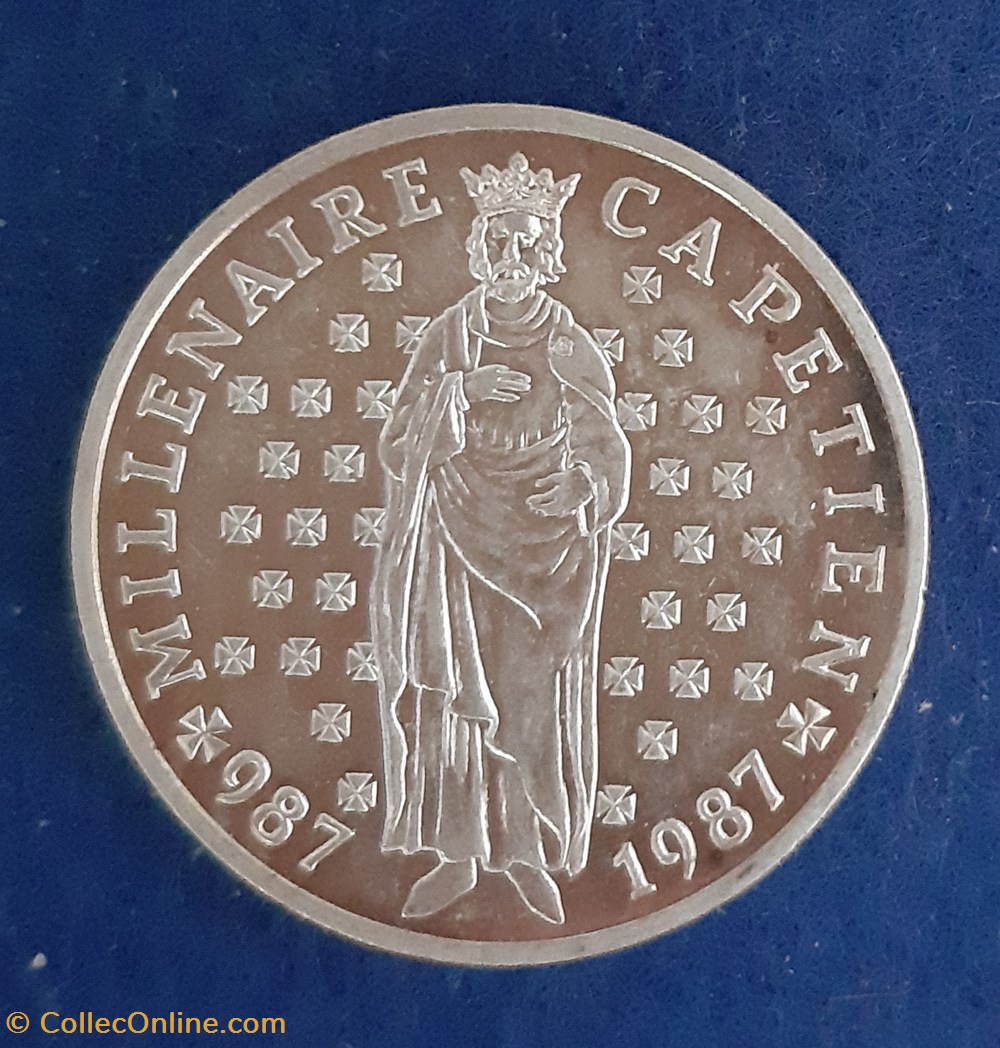 1987 - 10 francs commémorative monnaies monde france 1987 10 francs commemorative