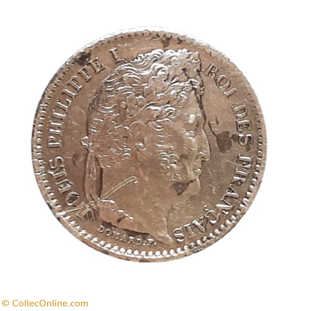 1845 B - 25 centimes monnaies monde france 1845 b 25 centimes