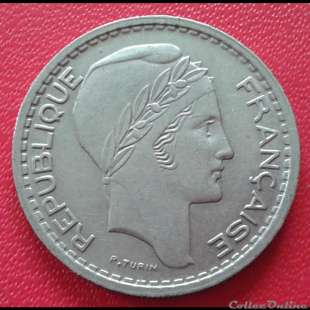 monnaies monde france 1948 10 francs petite tete
