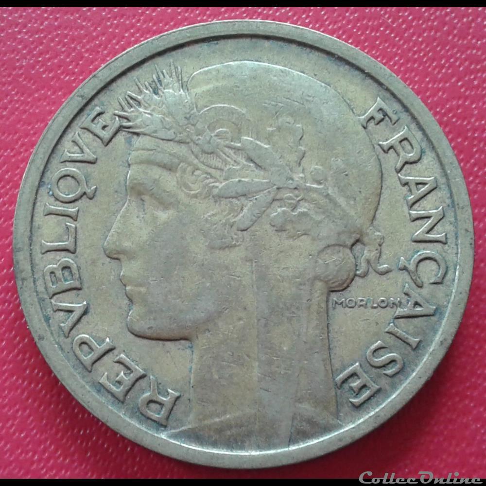 1933 - 2 francs monnaies monde france 1933 2 francs