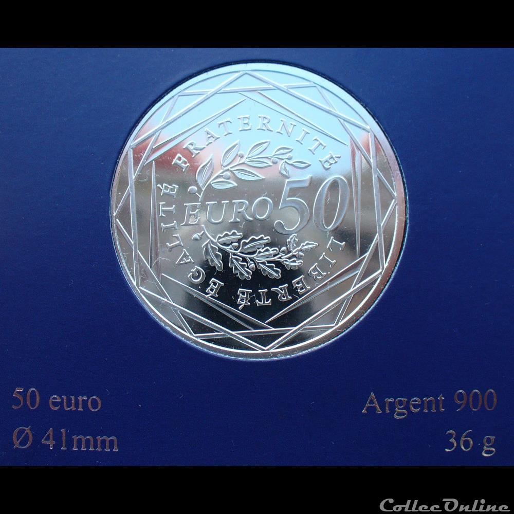 monnaie france 2010 50 euros