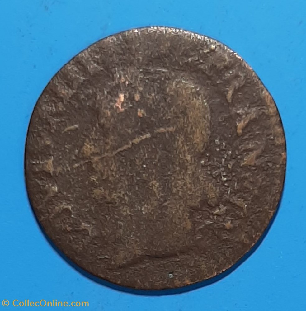 1643 - Double tournois monnaie 1643 double tournois