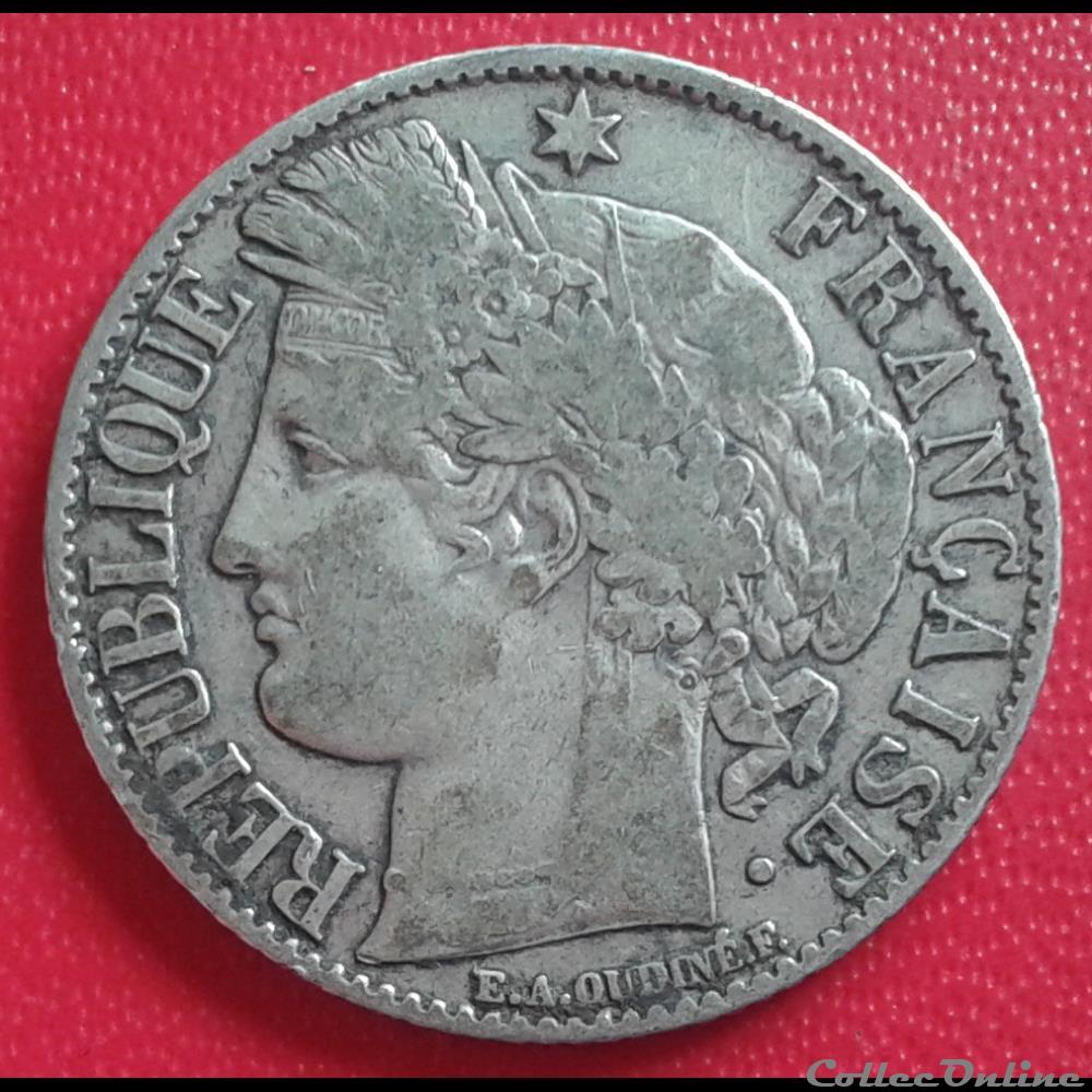 1895 A - 1 franc monnaies france modernes 1895 a 1 franc