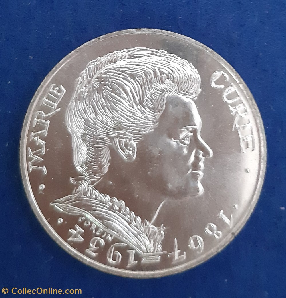 1984 - 100 francs commémorative monnaies monde france 1984 100 francs commemorative