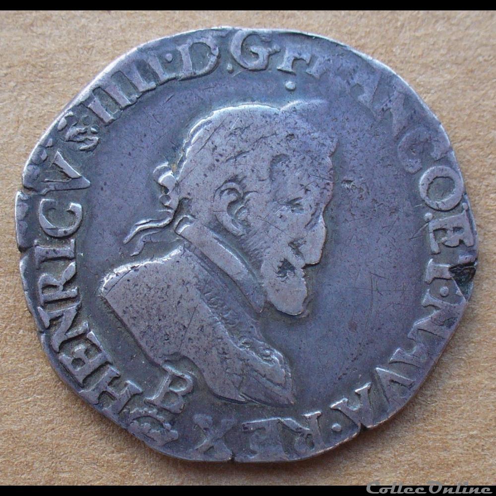 monnaies europe medievale france royales 1605 henri iv demi franc