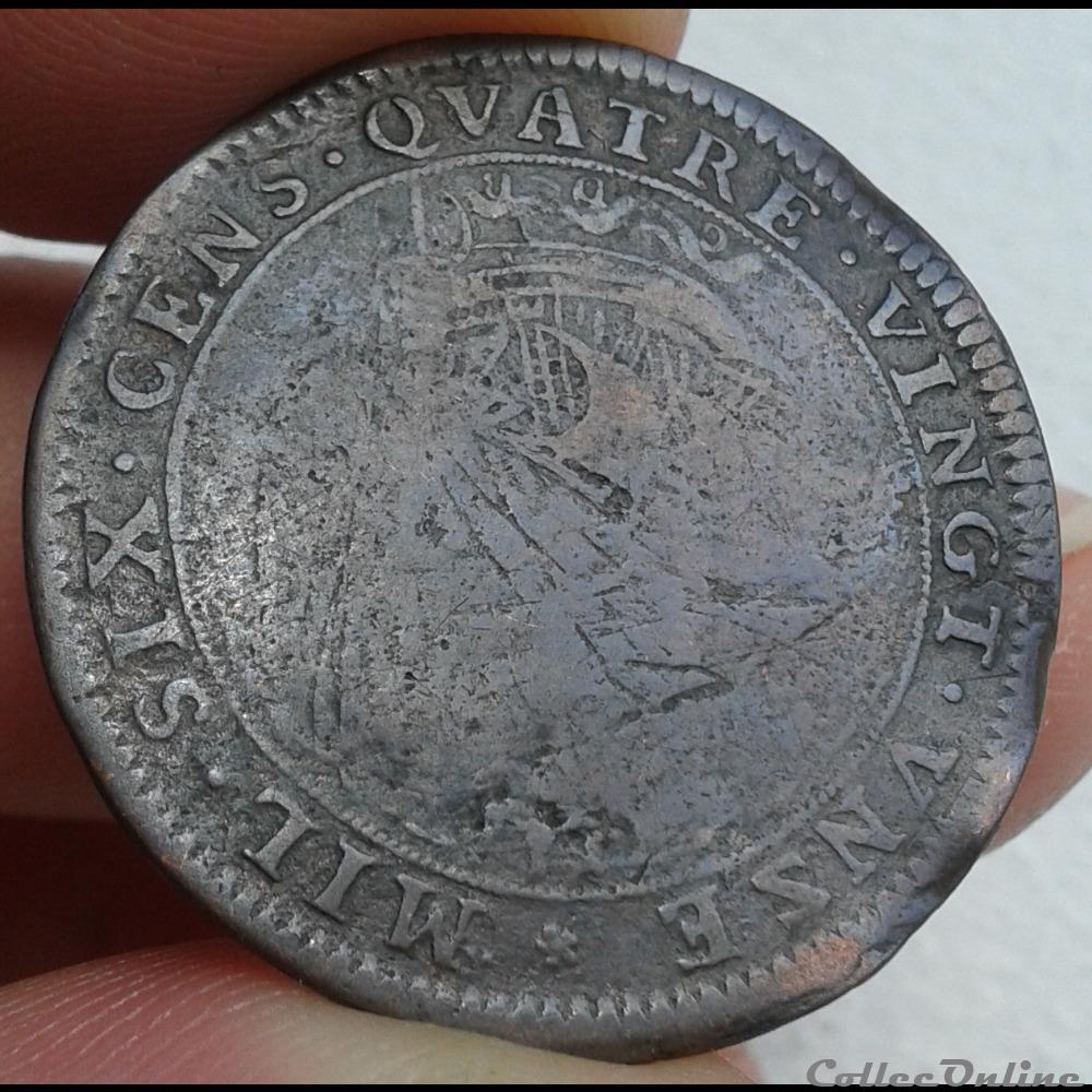 JETON - Confrairie marchans vin 1691 monnaie mereaux jeton confrairie marchans vin 1691