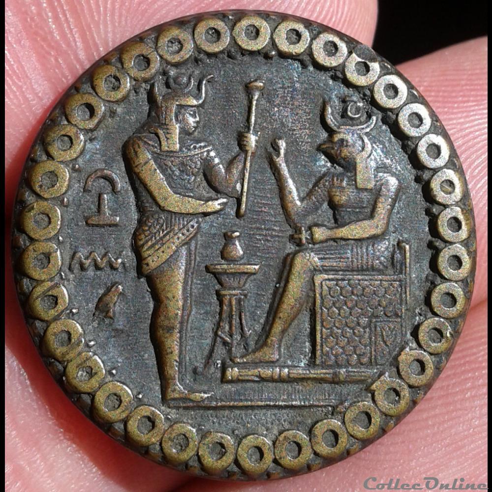 medaille uniface a identifier