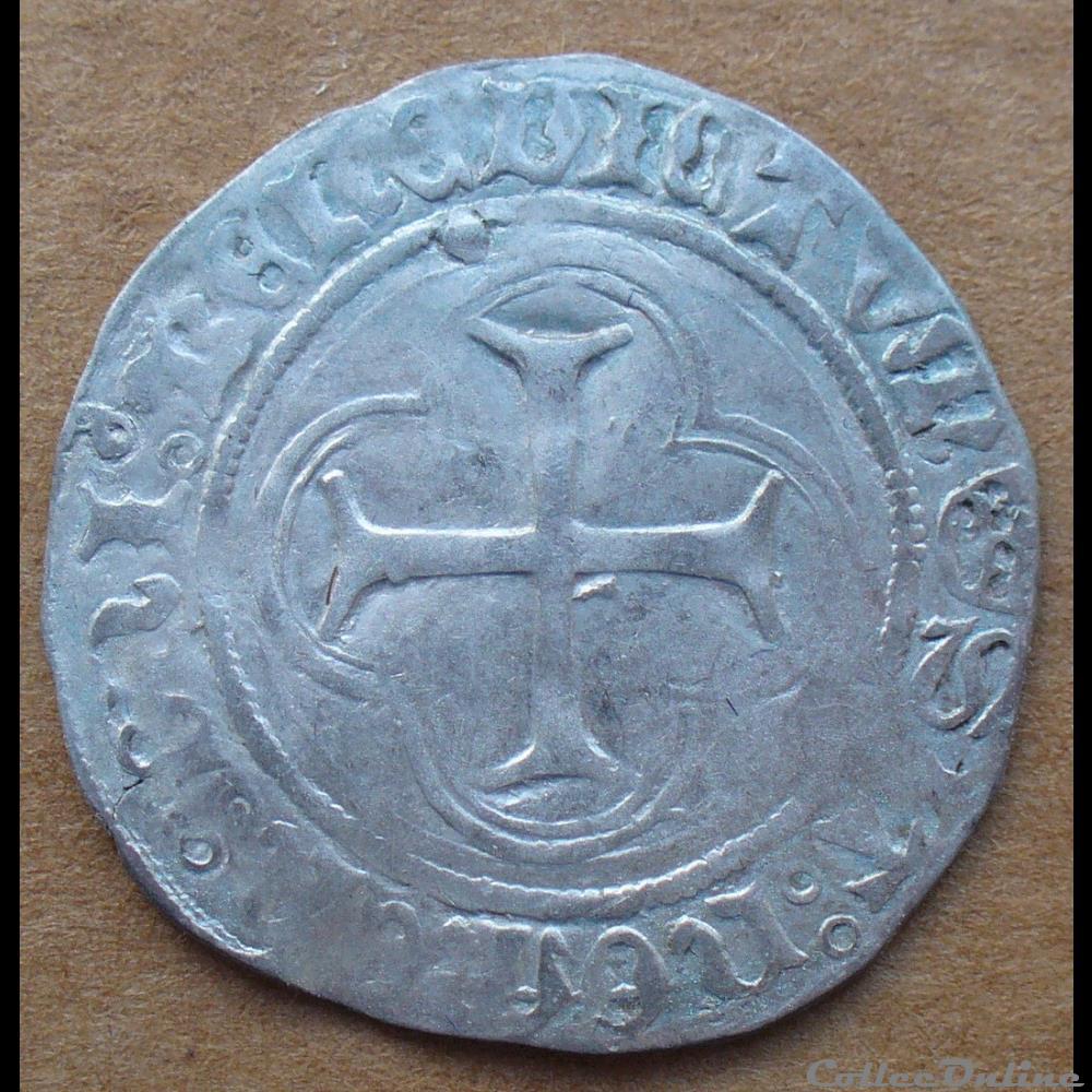 monnaies europe medievale france royales 1475 blanc au soleil