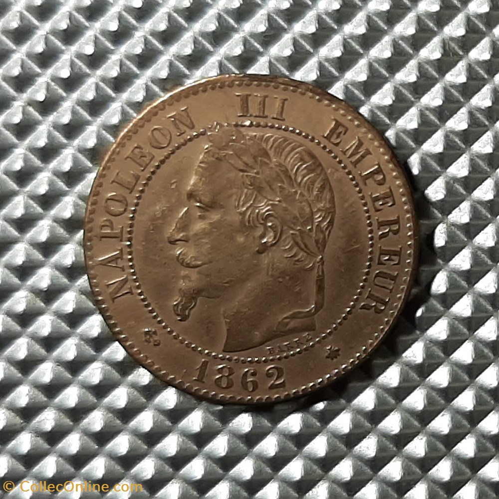 1862 A - 2 centimes monnaie france moderne 1862 a 2 centimes