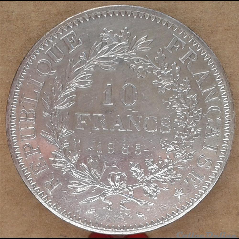 10 francs 1965 monnaie france moderne 10 francs 1965