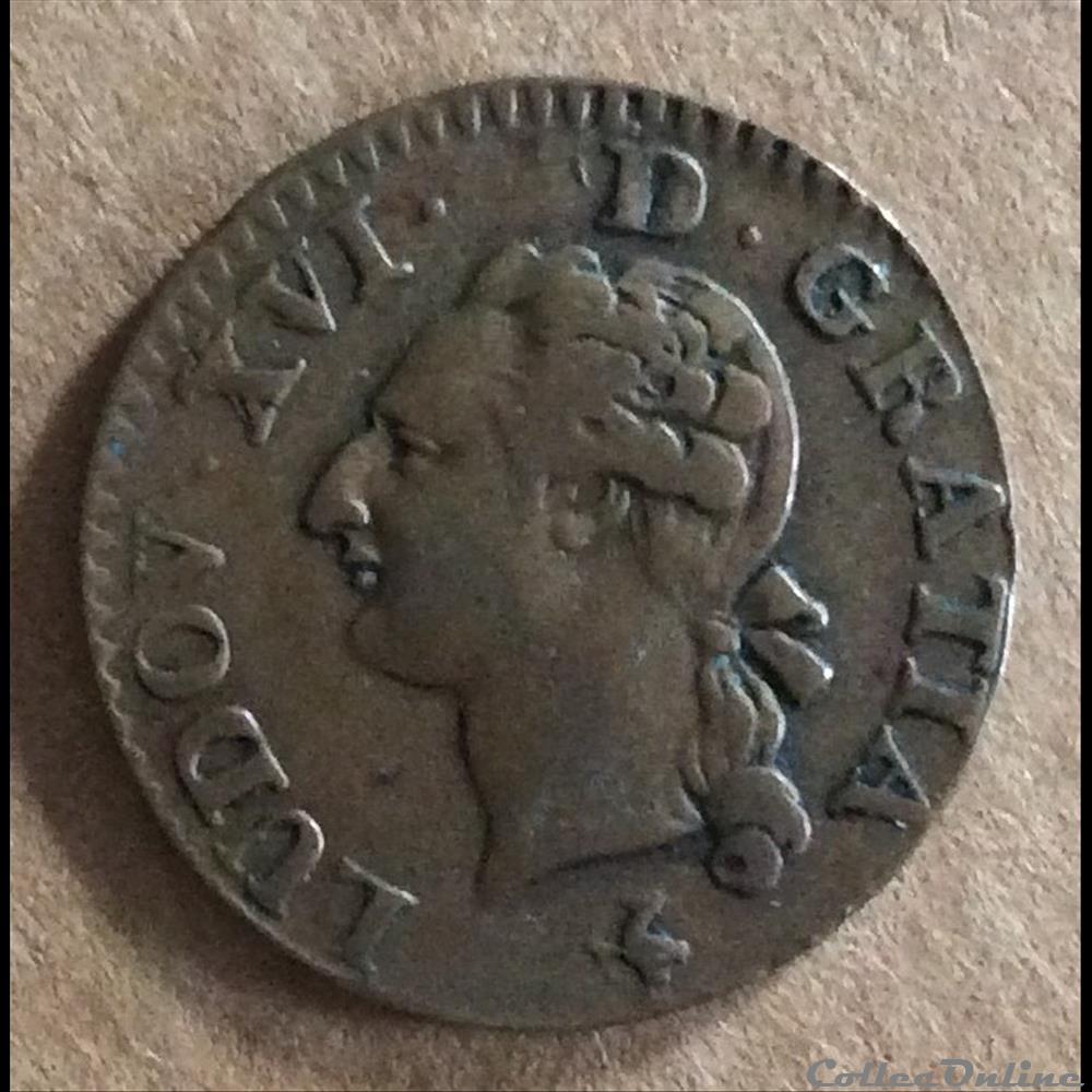 1780 A - Liard à l'écu - Louis XVI monnaies france royales 1780 a liard a ecu louis xvi