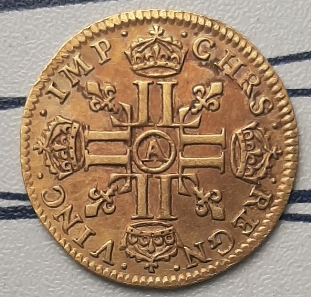 Louis XIII - 1/2 louis d'or 1641 A monnaies monde france louis xiii 1 2 louis or 1641 a