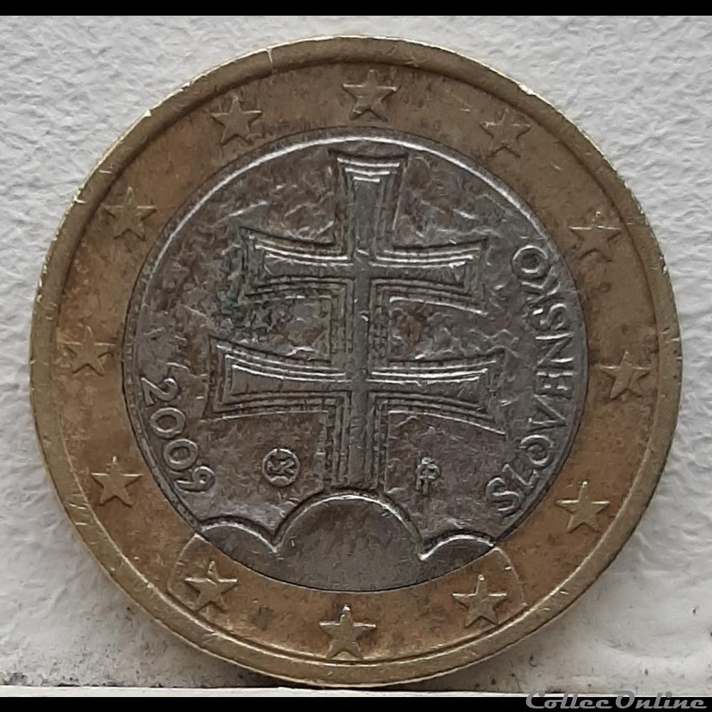 Slovaquie - 2009 - 1 euro monnaie slovaquie 2009 1 euro