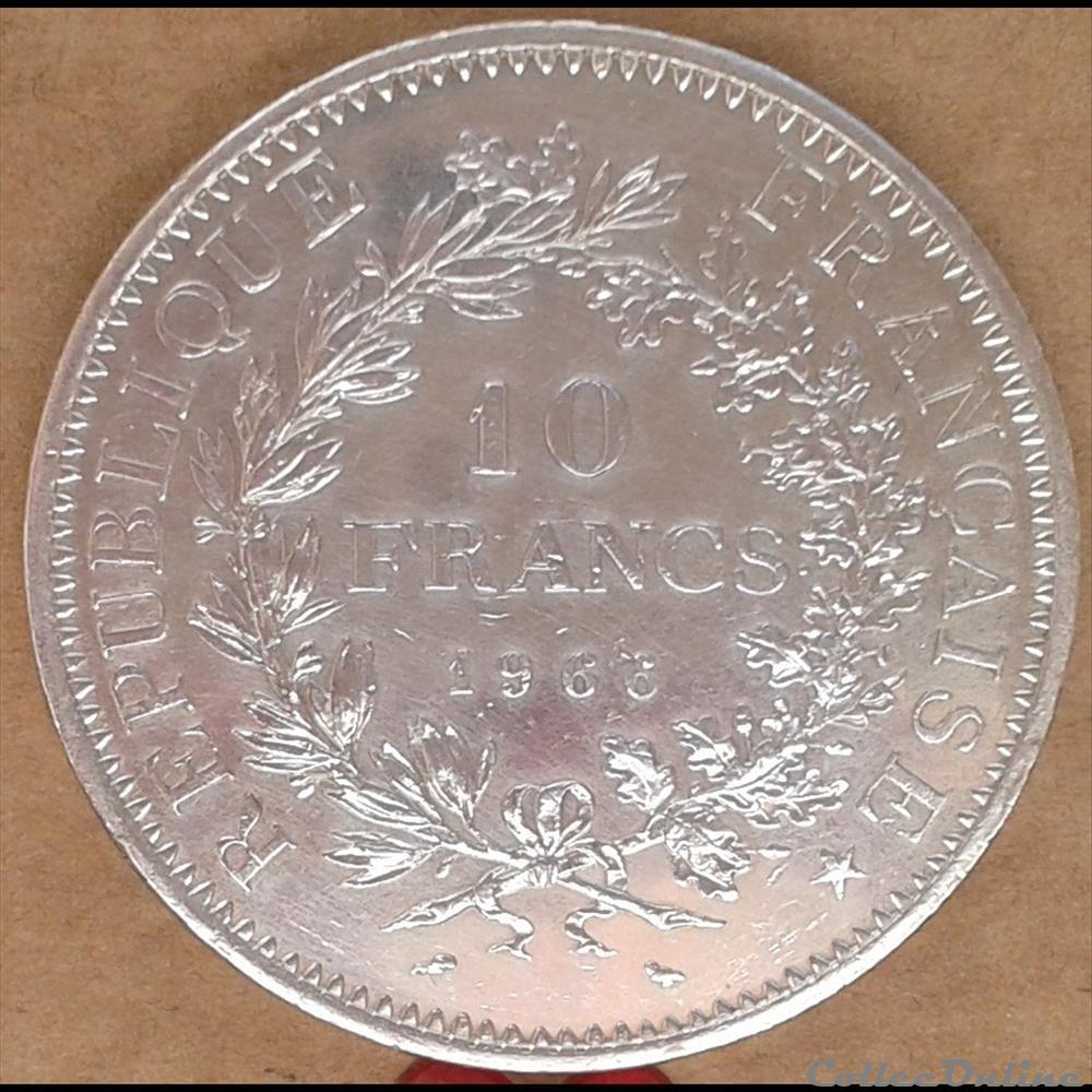 10 francs 1966 monnaie france monaco 10 francs 1966