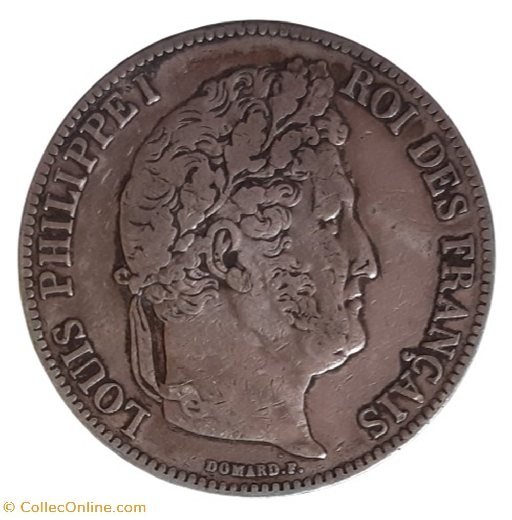 1840 B - 5 francs monnaies monde france 1840 b 5 francs