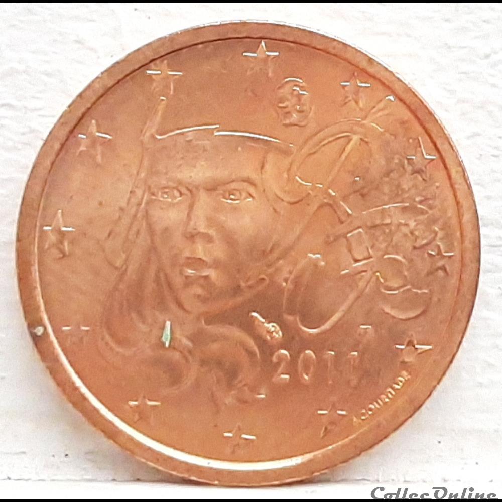 monnaie euro france 2011 2 cents