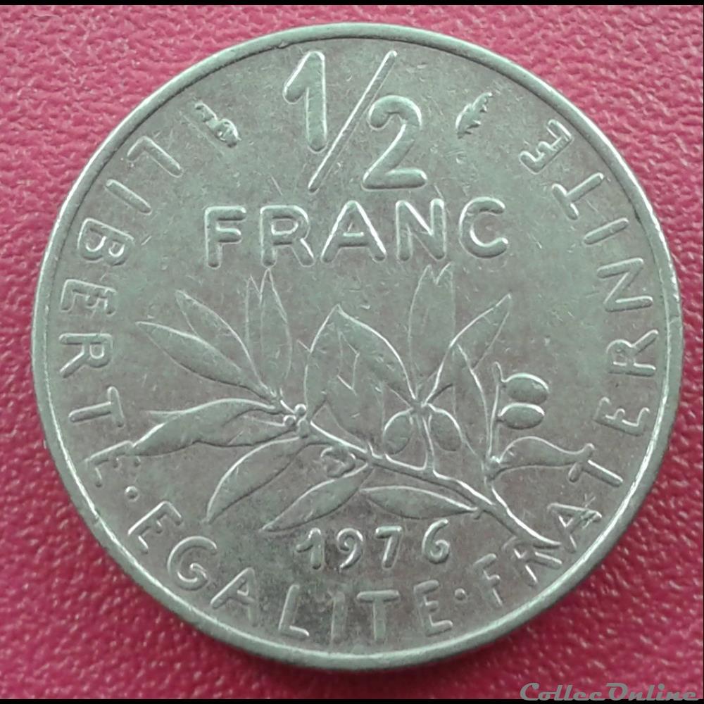 1976 - 50 centimes monnaies monde france 1976 50 centimes