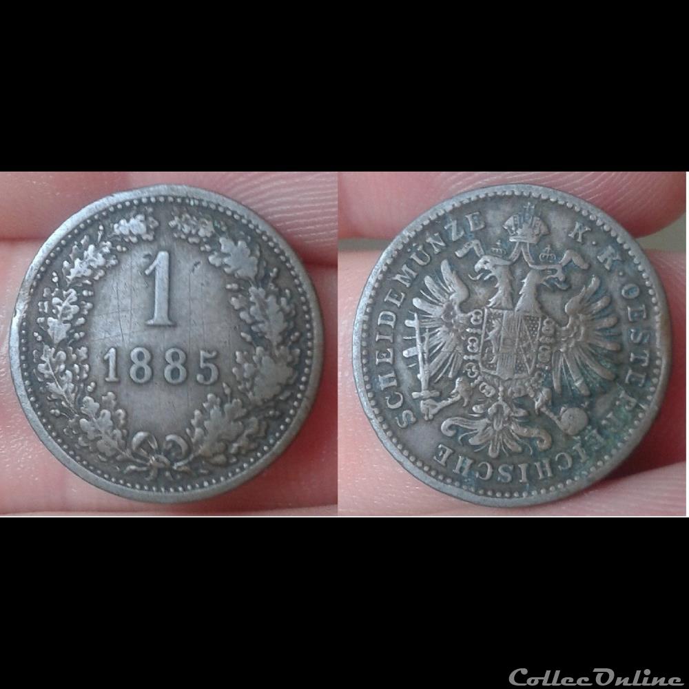 monnaie monde autriche 1 heller 1885