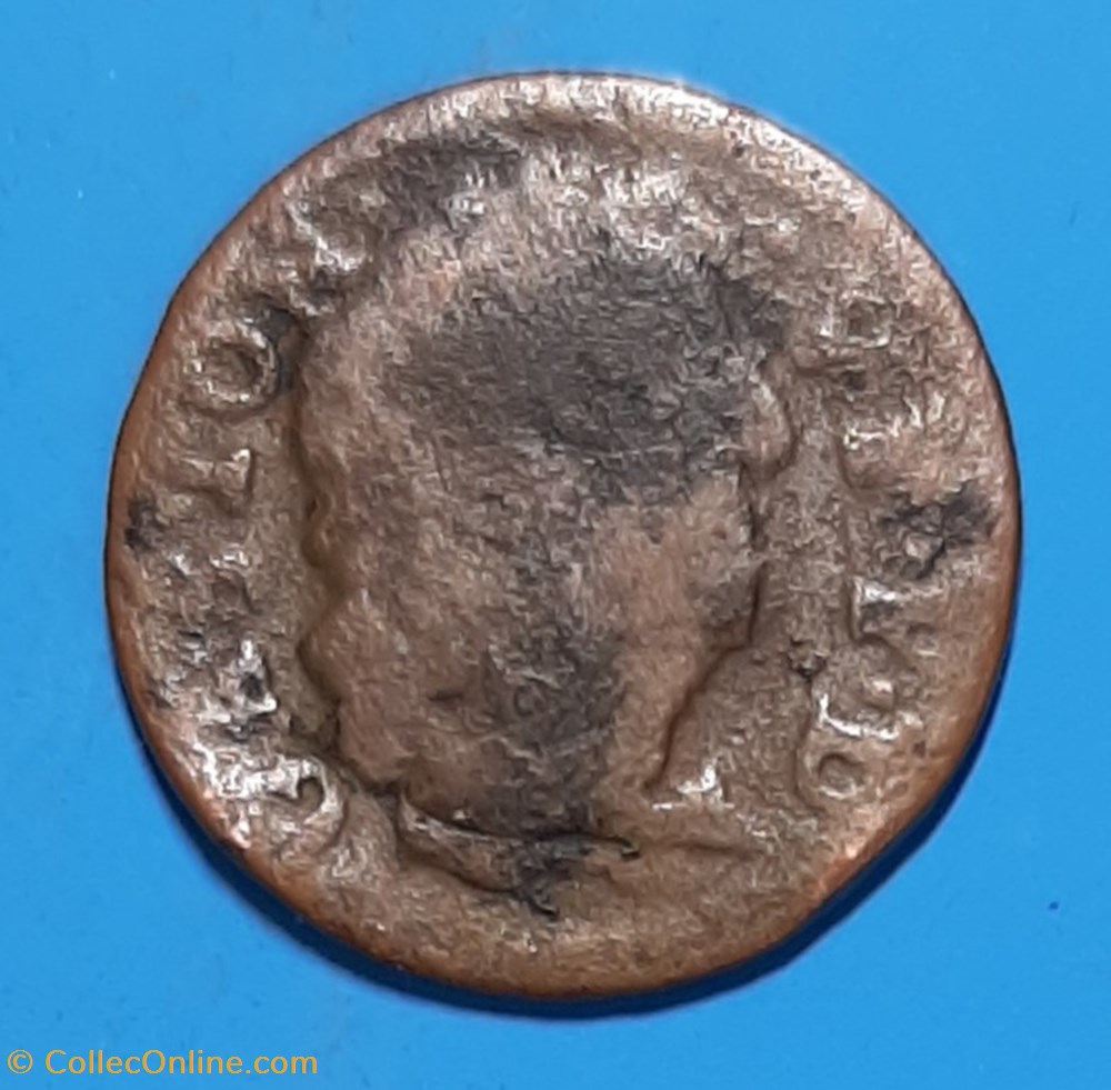 1651 - Denier tournois monnaie 1651 denier tournois