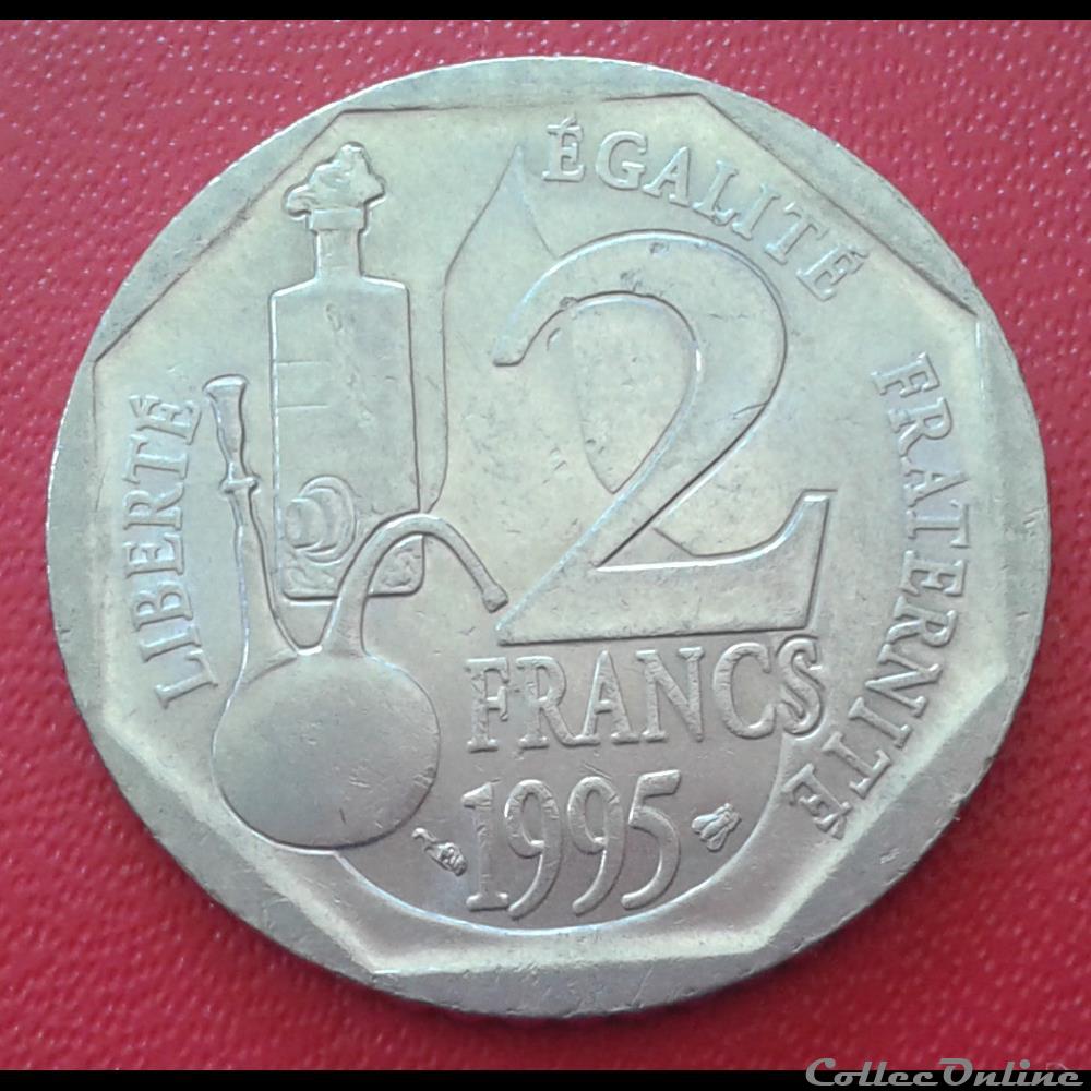 1995 - 2 francs - Pasteur monnaies monde france 1995 2 francs pasteur