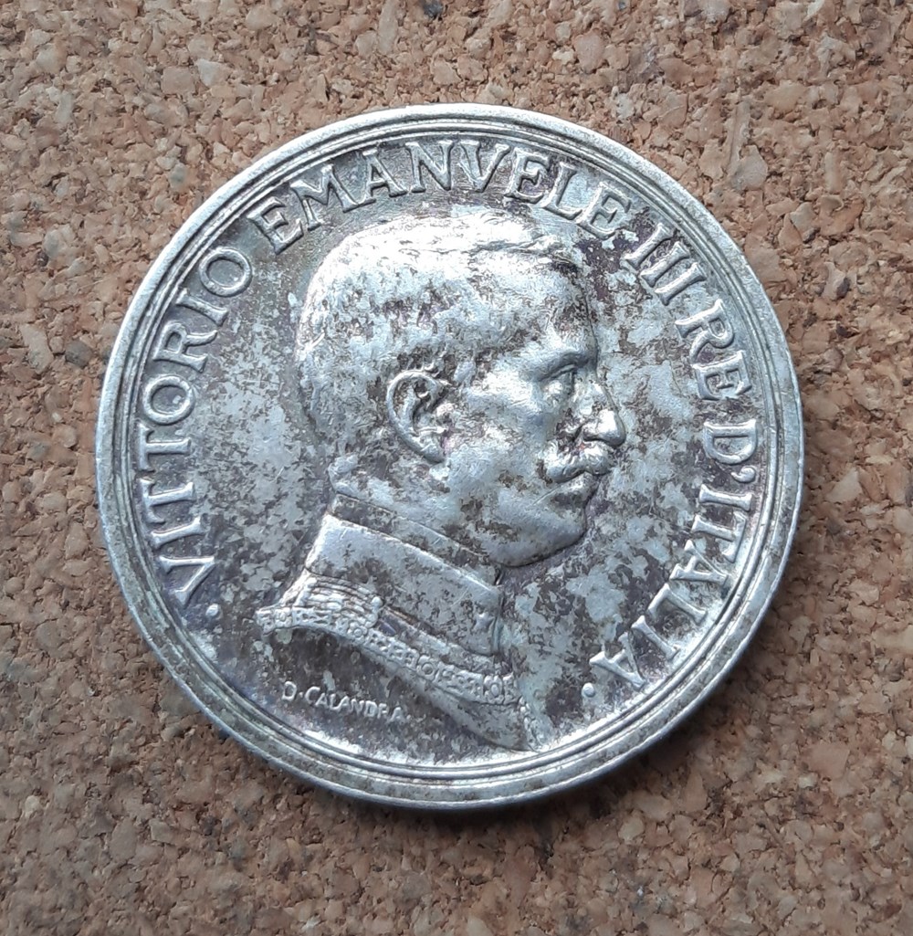 Italie - 2 lire 1917 monnaies monde italie 2 lire 1917