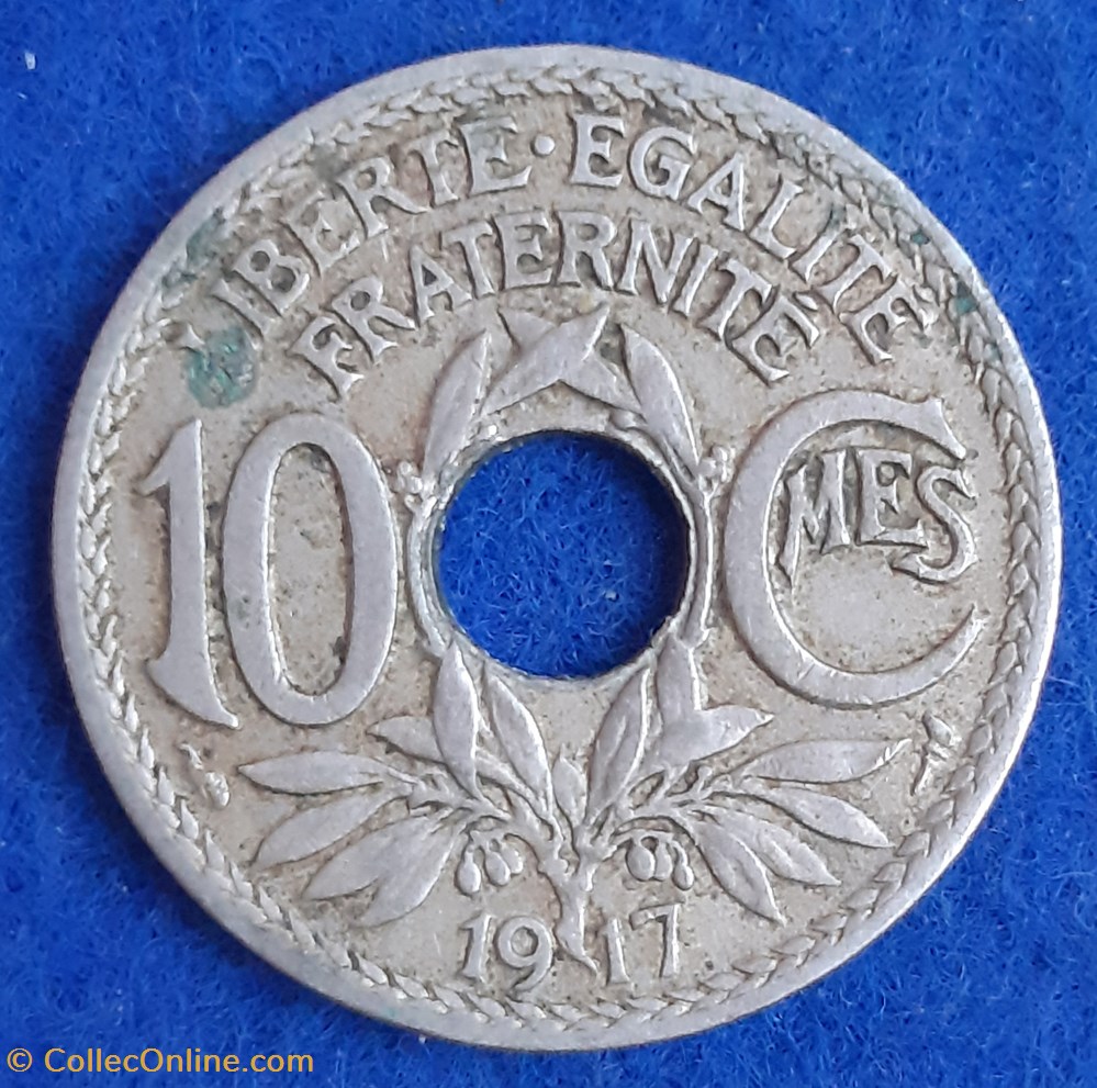 1917 - 10 centimes monnaies monde france 1917 10 centimes