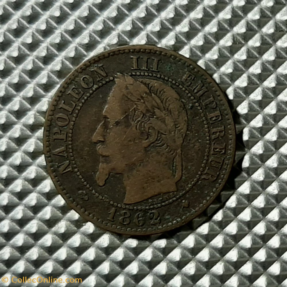 1862 BB - 2 centimes - Petit BB monnaie france a moderne 1862 bb 2 centimes petit bb