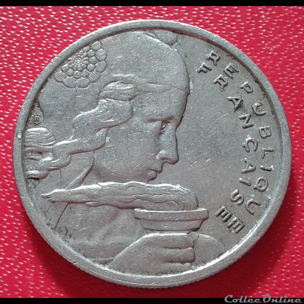 1957 B -100 francs monnaies france modernes 1957 b 100 francs