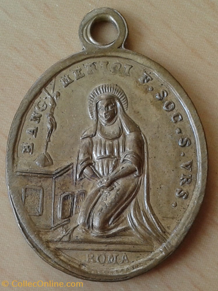 Médaille religieuse 19ème siècle monnaie medaille religieuse 19eme siecle