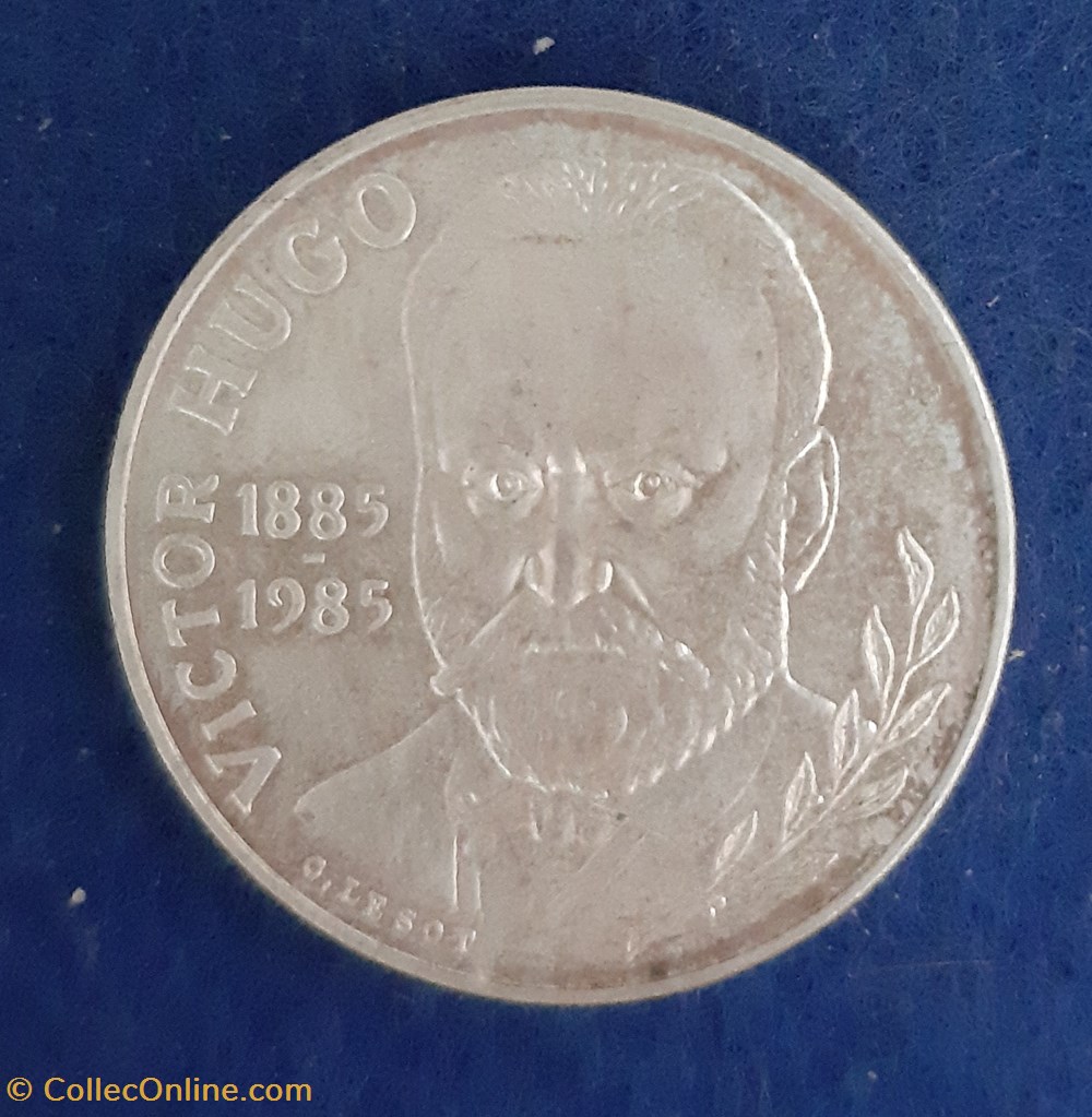 1985 - 10 francs commémorative monnaies monde france 1985 10 francs commemorative