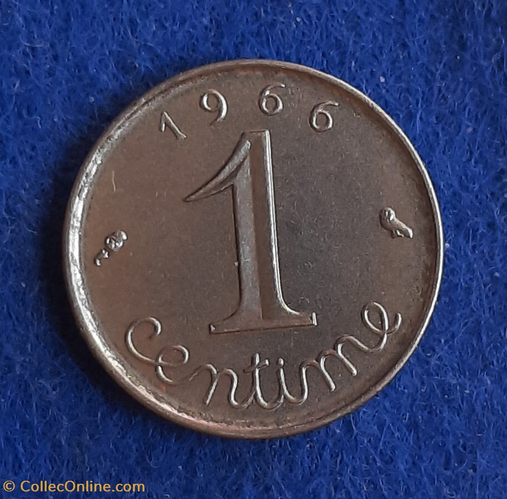 monnaies monde france 1966 1 centime
