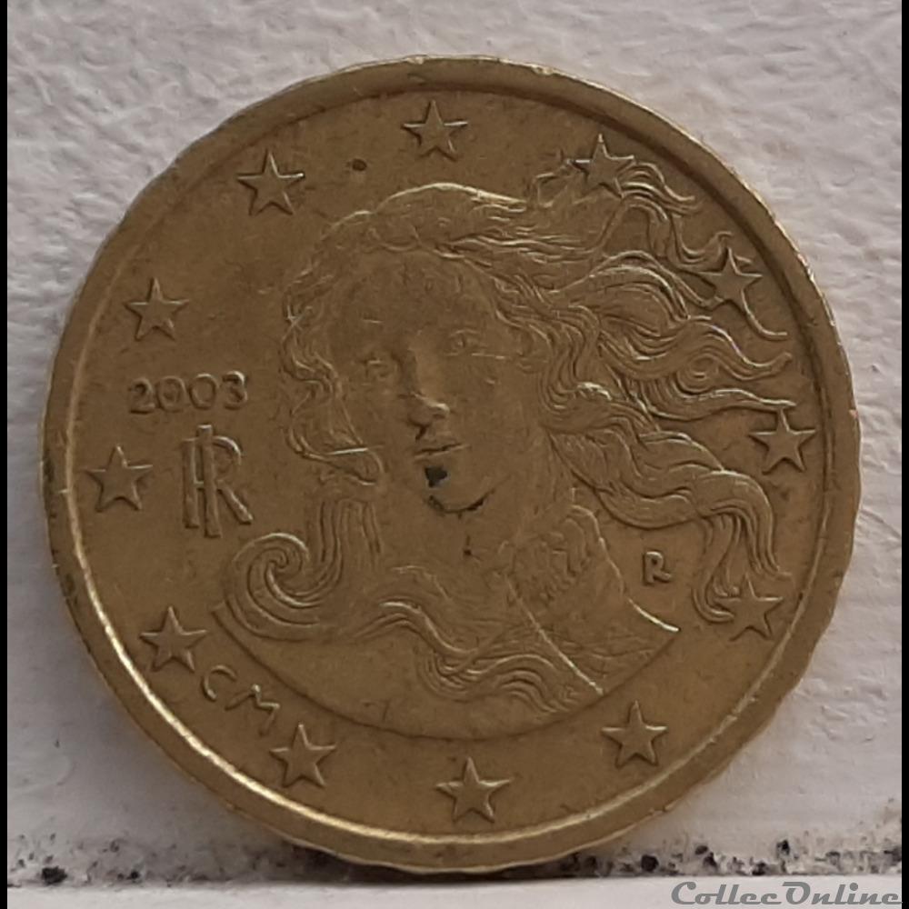 monnaie euro italie 2003 10 cents