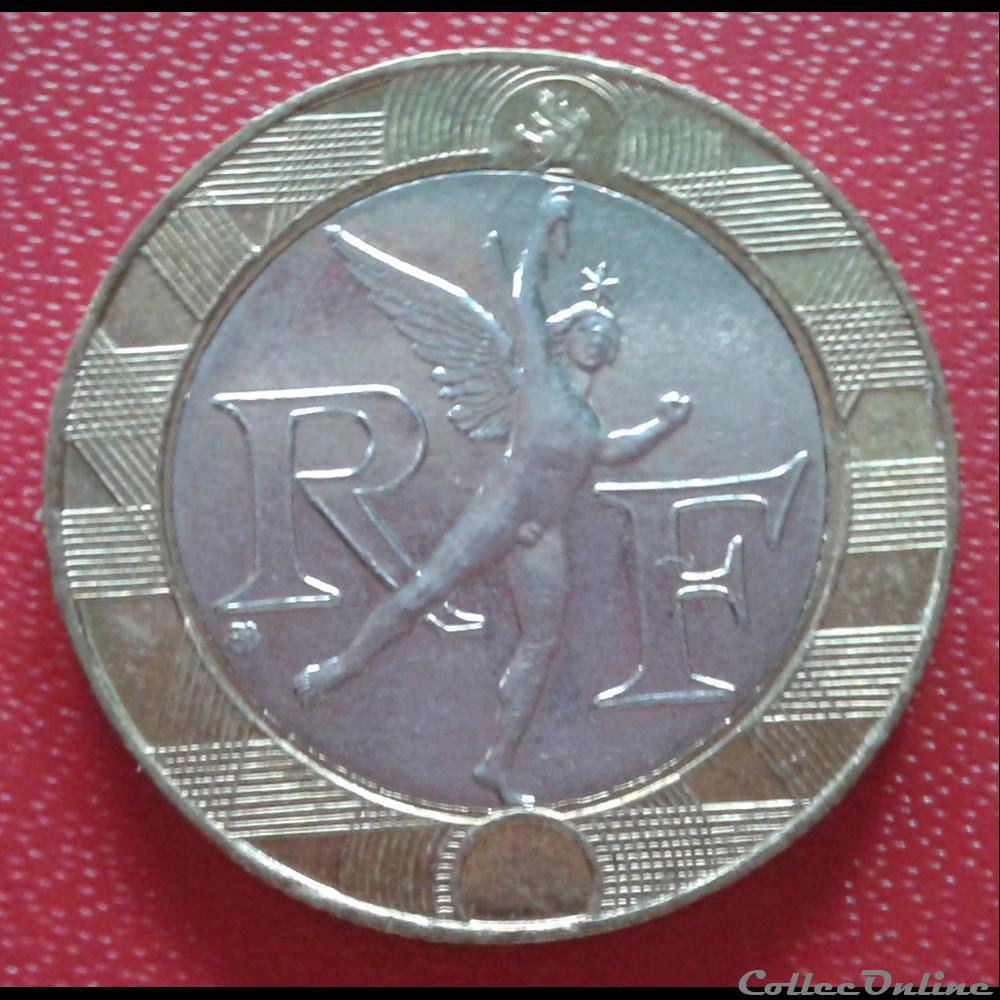 10 francs génie 2000 monnaie france moderne 10 francs genie 2000