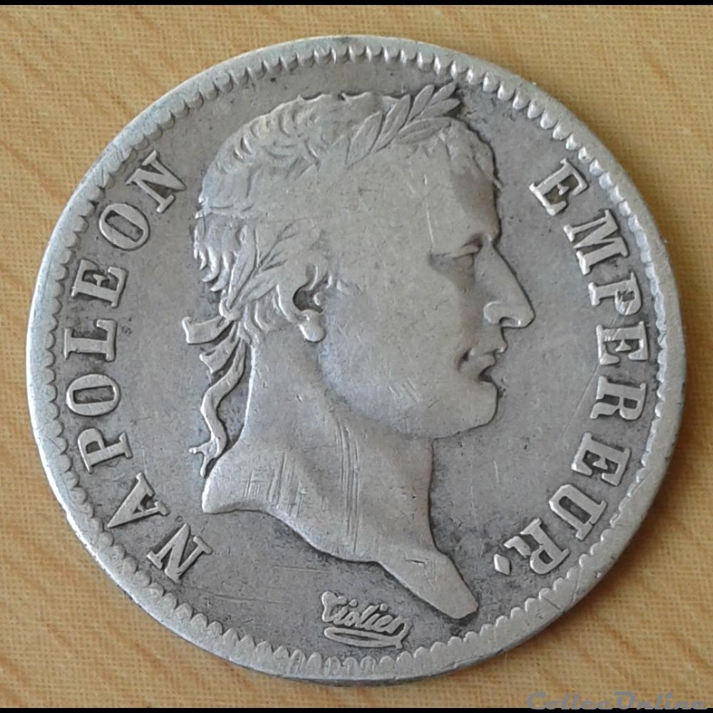 1810 - Napoléon Ier - 1 franc monnaies monde france 1810 napoleon ier 1 franc