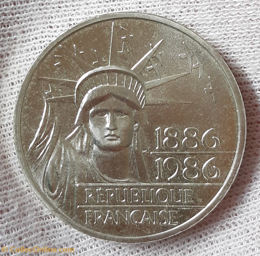 monnaies monde france 1986 100 francs piefort
