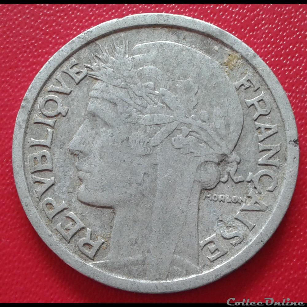 1946 - 2 francs monnaies monde france 1946 2 francs