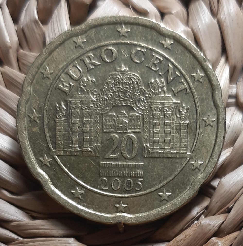 Autriche - 20 cents 2005 monnaies euros autriche 20 cents 2005
