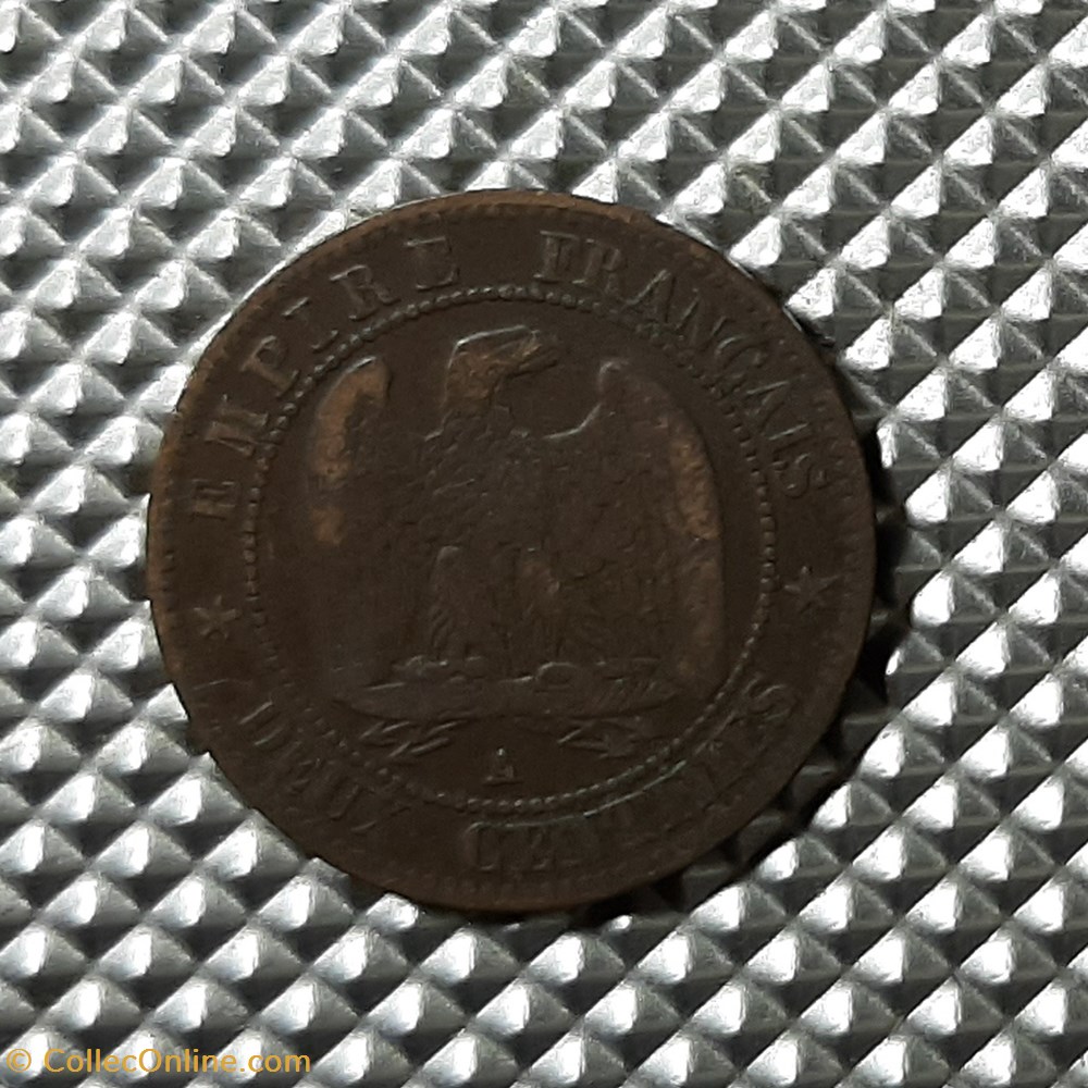 1855 A - 2 centimes monnaie france moderne 1855 a 2 centimes