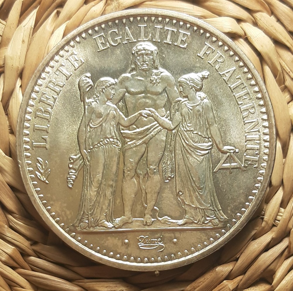 1973 - 10 francs HERCULE - argent monnaies monde france 1973 10 francs hercule argent