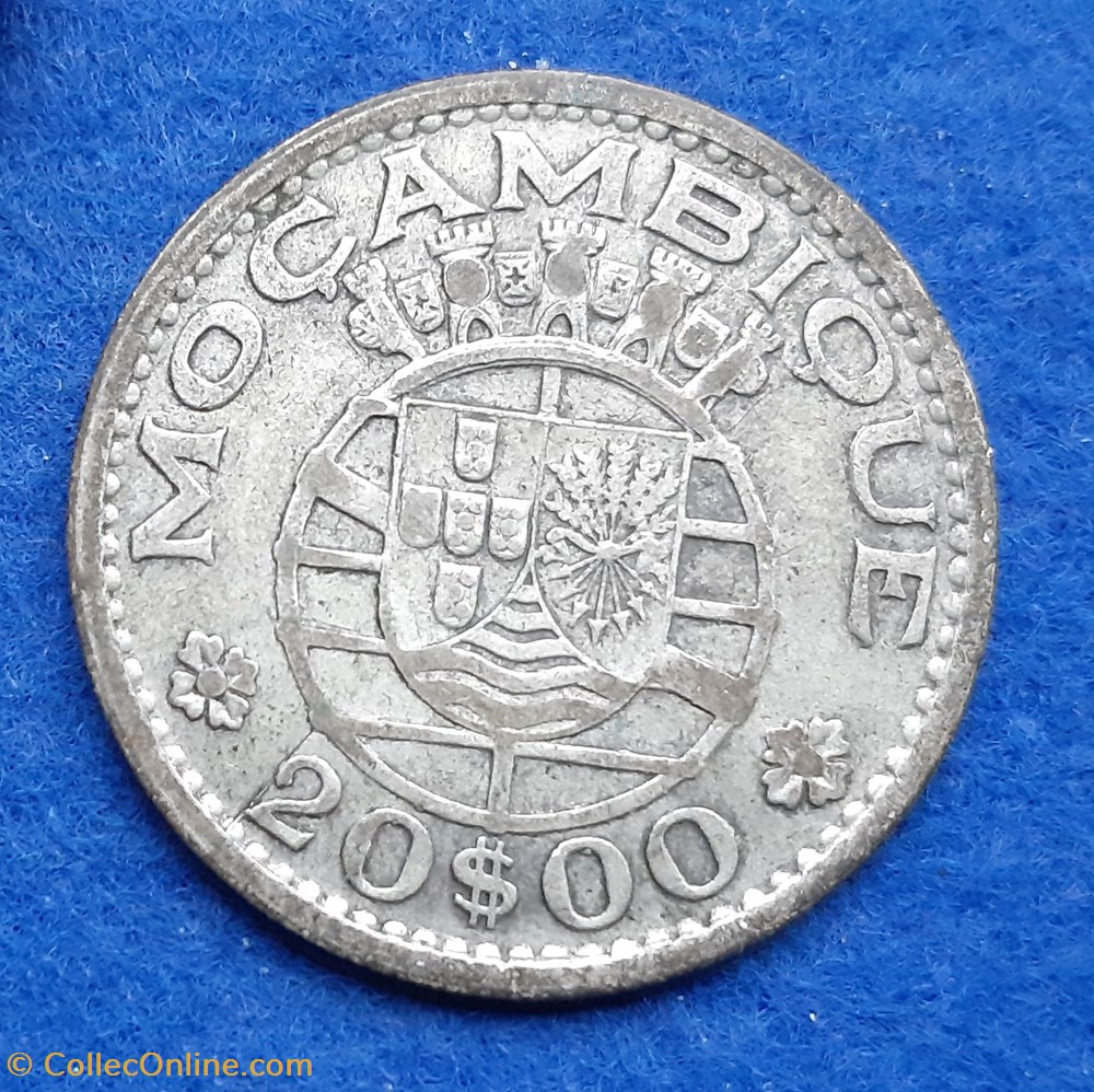 Mozambique - 20 escudos 1952 monnaies monde mozambique 20 escudos 1952