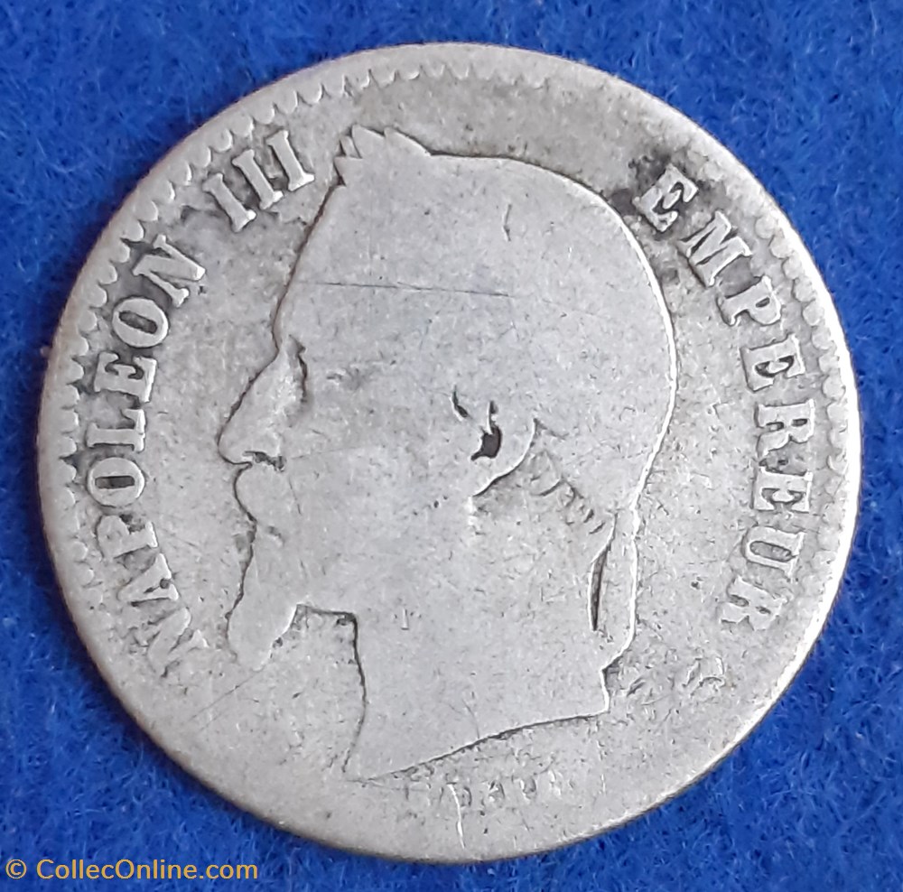 1865 A - 50 centimes monnaies monde france 1865 a 50 centimes